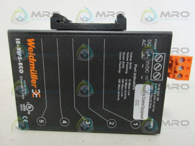 WEIDMULLER IE-SW5-ECO ETHERNET SWITCH *NEW IN BOX*