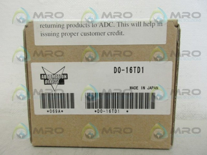 AUTOMATION DIRECT D0-16TD1 OUTPUT MODULE *FACTORY SEALED*