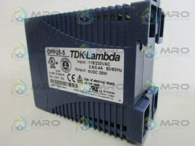 LAMBDA DPP25-5 POWER SUPPLY *NEW IN BOX*