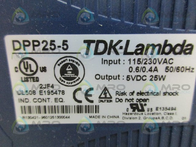 LAMBDA DPP25-5 POWER SUPPLY *NEW IN BOX*