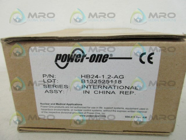 POWER-ONE HB24-1.2-AG POWER SUPPLY *NEW IN BOX*