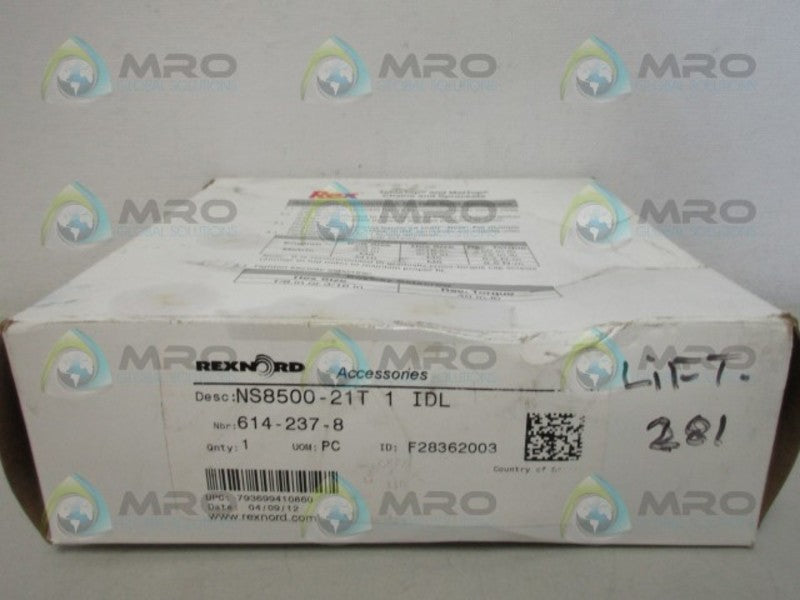 REXNORD NS8500-21T SPROCKET *NEW IN BOX*