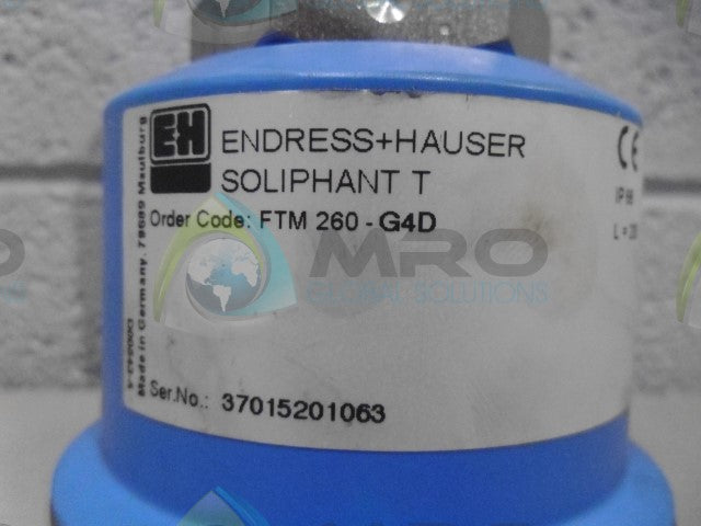 ENDRESS+HAUSER SOLIPHANT T FTM260-G4D LEVEL SWITCH *NEW NO BOX*