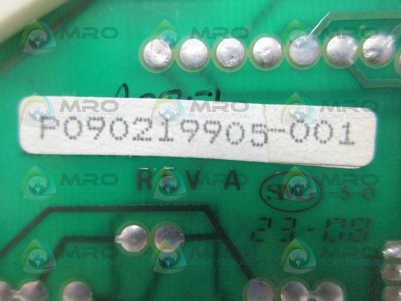 INDUSTRIAL MRO PART #P090219905-001 *USED*