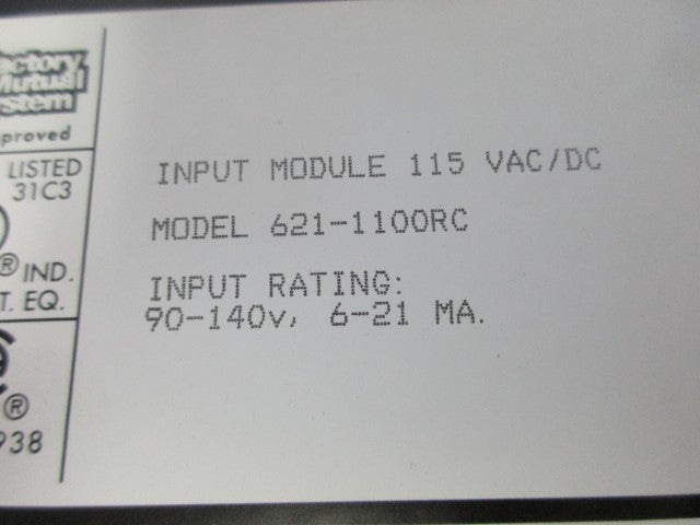 HONEYWELL 621-1100RC INPUT MODULE *USED*