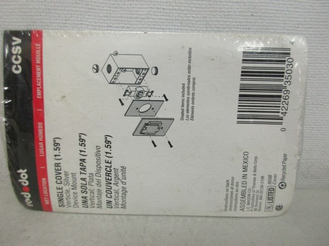 RED DOT CCSV COVER *NEW IN ORIGINAL PACKAGE*