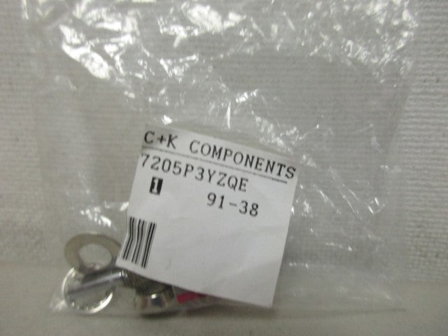 C&K 7205P3YZQE TOGGLE SWITCH *NEW IN FACTORY BAG*