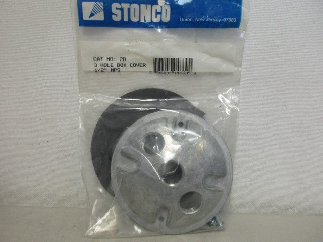 STONCO 2B 3 HOLE COVER *NEW IN FACTORY BAG*