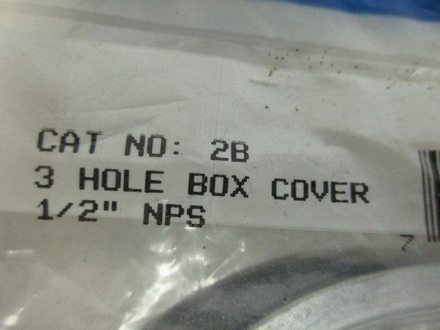 STONCO 2B 3 HOLE COVER *NEW IN FACTORY BAG*