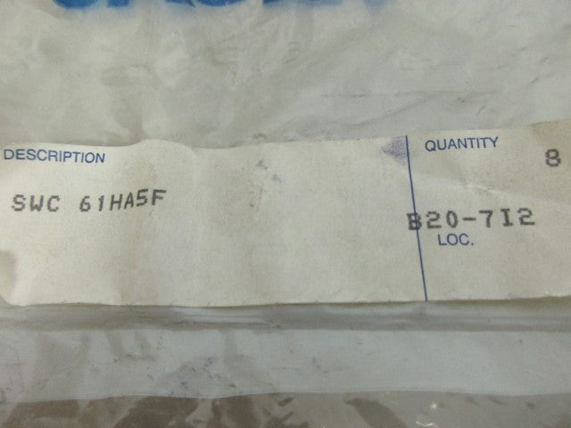 SAGER 61HA5F CONNECTOR (PACKAGE OF 8) *NEW IN FACTORY BAG*