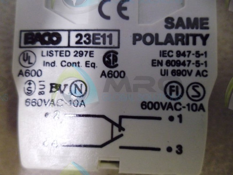 BACO 23E11 *NEW NO BOX*