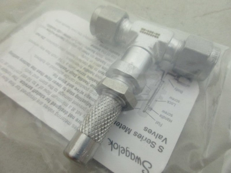 SWAGELOK SS-SS4-KZ  FLOW METER VALVE 1/4" *NEW IN FACTORY BAG*