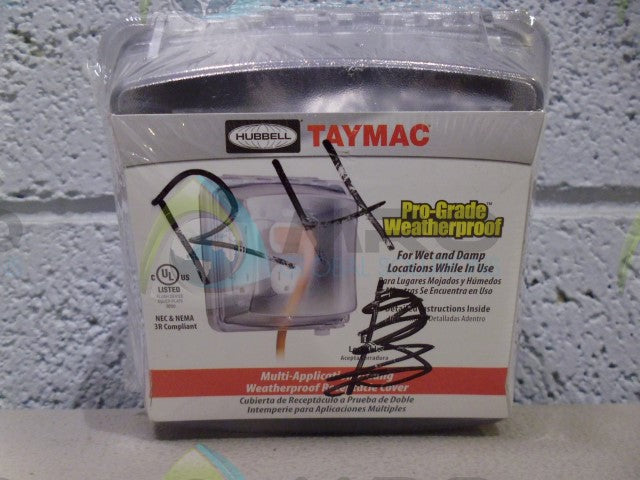 TAYMAC MM2410C WATERPROOF OUTLET COVER *FACTORY SEALED*