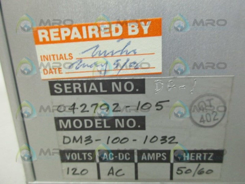 POWERTEC DM3-100-1032 DIGIMAX REPAIRED *USED*