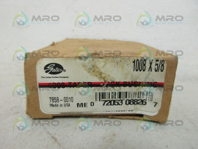GATES 7858-0010 5/8 TAPER BUSHING *NEW IN BOX*