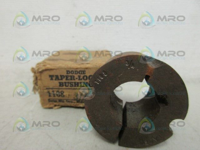 DODGE 1108 TAPER LOCK BUSHING 3/4" *NEW IN BOX*