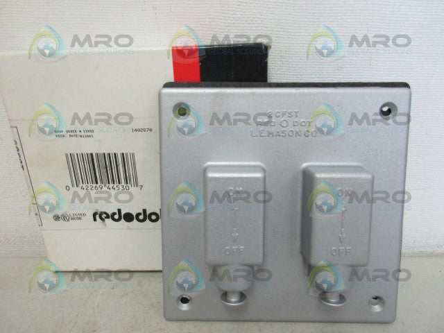 RED DOT 2CFST TUMBLER SWITCH *NEW IN BOX*