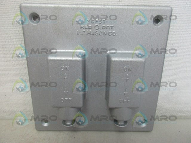 RED DOT 2CFST TUMBLER SWITCH *NEW IN BOX*