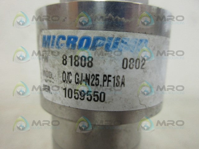 MICROPUMP 81808 GEAR PUMP HEAD *NEW IN BOX*