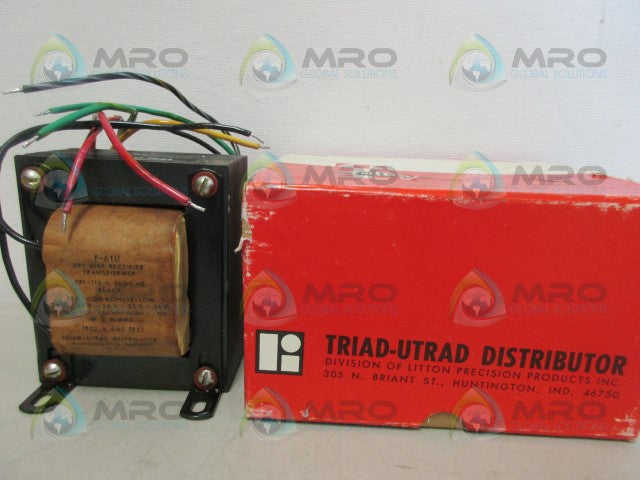 TRIAD F-61U DRY DISK RECTIFIER TRANSFORMER *NEW IN BOX*
