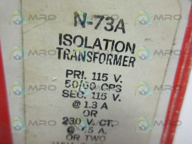 TRAID N-73A ISOLATION TRANSFORMER *NEW IN BOX*
