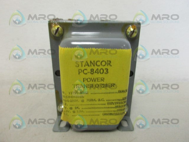 STANCOR PC8403 POWER TRANSFORMER *NEW IN BOX*