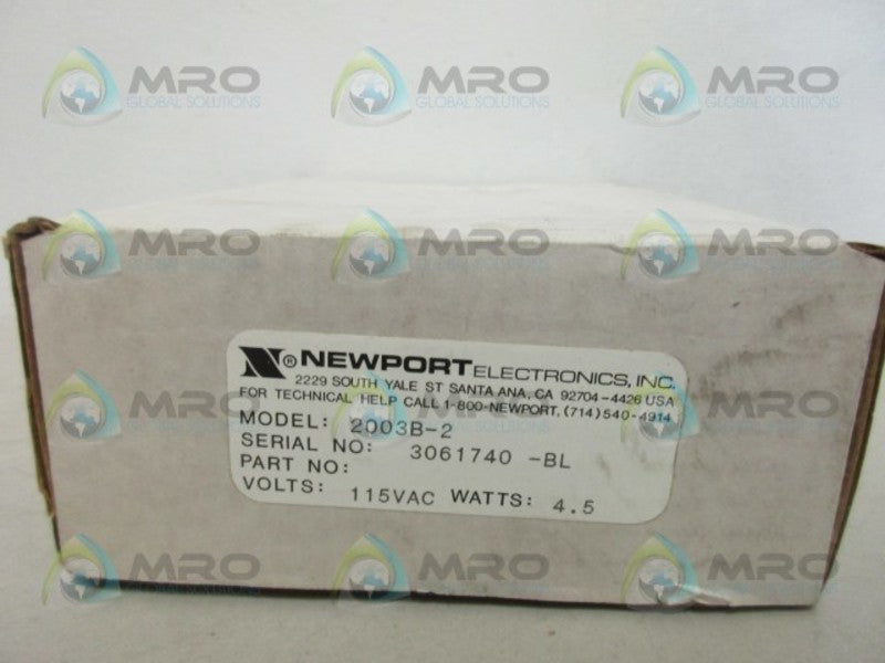 NEWPORT 2003B-2 PANEL METER *NEW IN BOX*