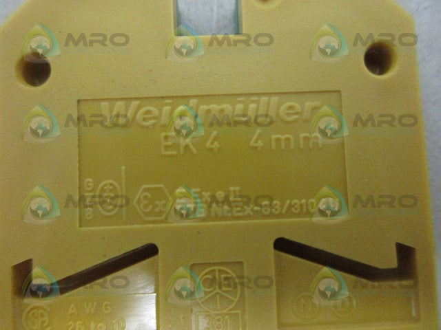 WEIDMULLER EK4 TERMINAL BLOCK *NEW NO BOX*