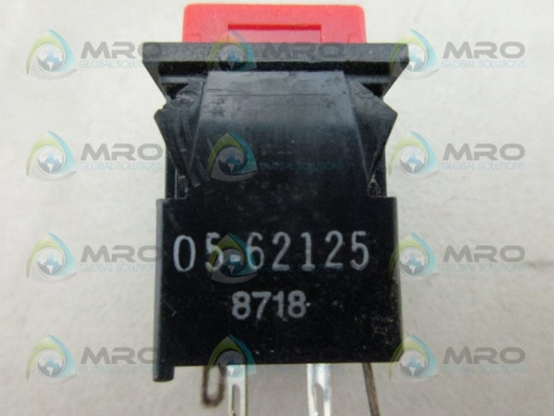 INDUSTRIAL MRO 05-62125 PUSH BUTTON (RED) *USED*