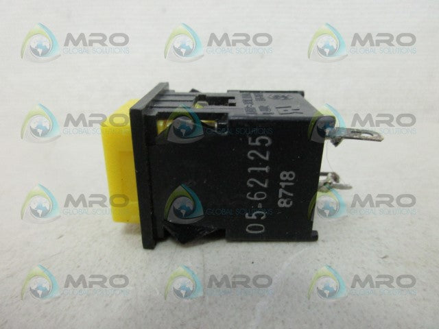 INDUSTRIAL MRO 05-62125 PUSH BUTTON (YELLOW) *USED*