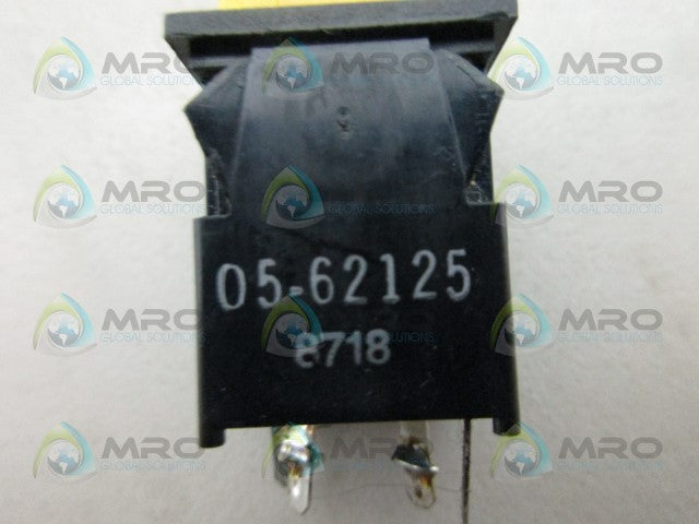 INDUSTRIAL MRO 05-62125 PUSH BUTTON (YELLOW) *USED*
