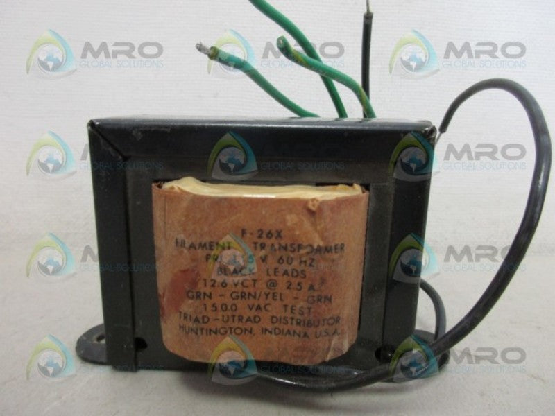 TRIAD F-26X FILAMENT TRANSFORMER *USED*