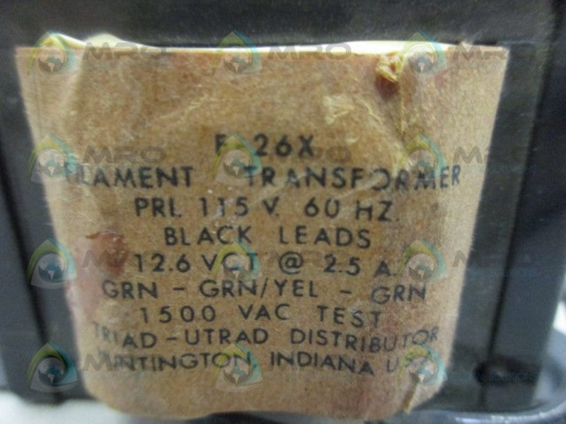 TRIAD F-26X FILAMENT TRANSFORMER *USED*