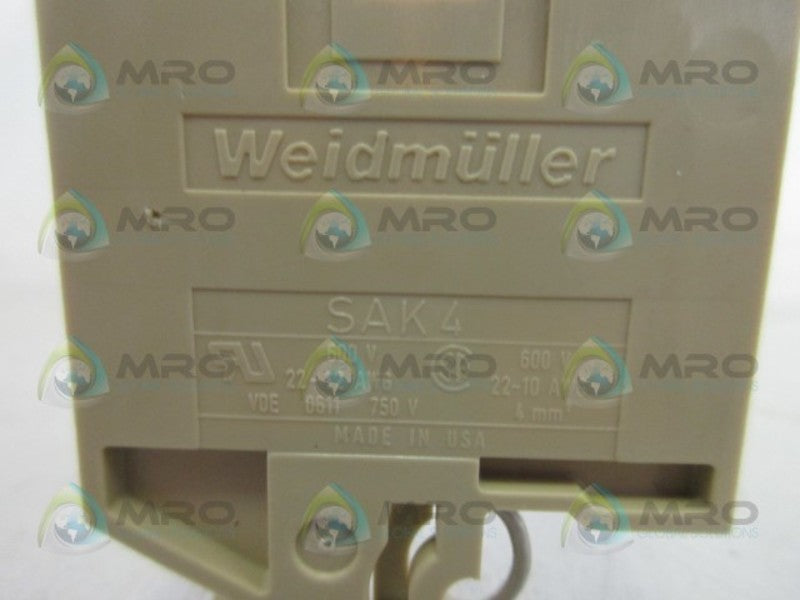WEIDMULLER SAK4 TERMINAL BLOCK NSNP