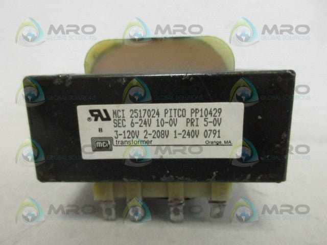 MCI 2517024 TRANSFORMER *USED*