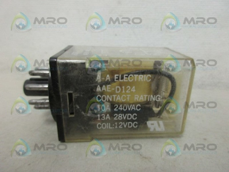 AA ELECTRIC AAE-D124 RELAY 12V *USED*