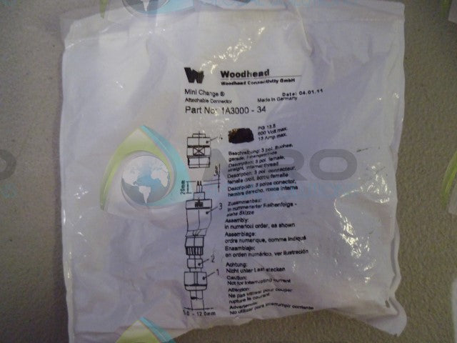 WOODHEAD 1A3000-34 *NEW IN BAG*