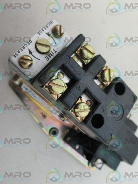 ALLEN BRADLEY 849A-ZOA24 SER. B PNEUMATIC TIMING RELAY *NEW NO BOX*