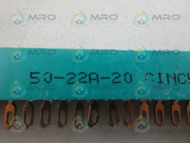 TRW 50-22A-20 CARD EDGE CONNECTOR *USED*