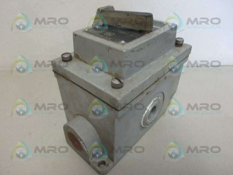 INDUSTRIAL SPARE PART 600-TCK10 SER. C MANUAL STARTING SWITCH UNMP
