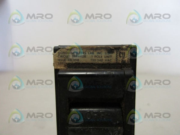 MURRAY KB-258 1P 15AMP CIRCUIT BREAKER UNMP