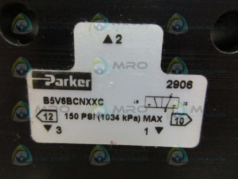 PARKER B5V6BCNXXC SOLENOID VALVE *NEW NO BOX*