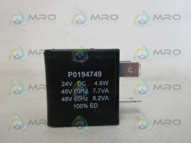 PARKER P0194749 VALVE COIL *NEW NO BOX*