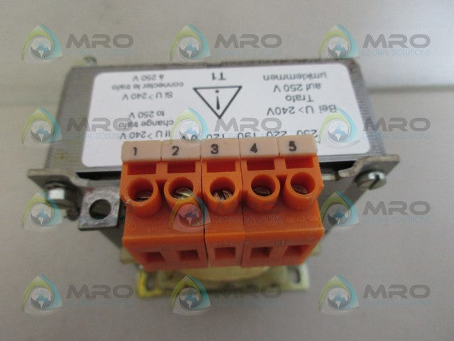 INDUSTRIAL MRO VDE0551-UL TRANSFORMER *NEW NO BOX*