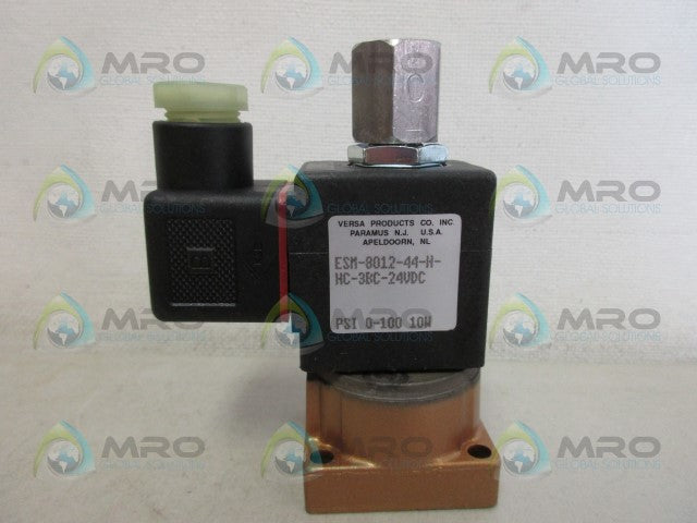 VERSA ESM-8012-44-H-HC-3BC-24VDC VALVE *NEW NO BOX*