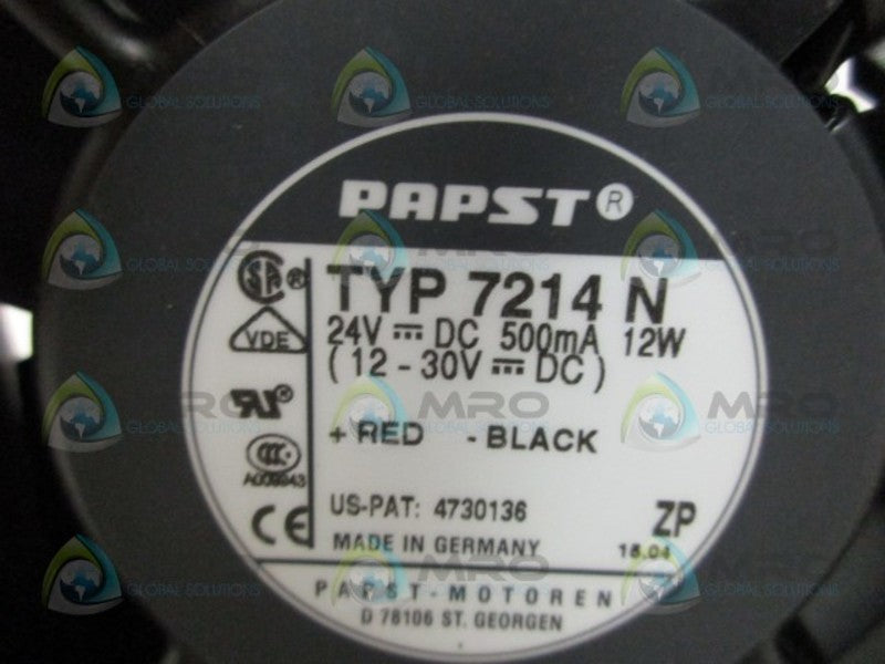 PAPST 7214N AXIAL FAN *NEW NO BOX*
