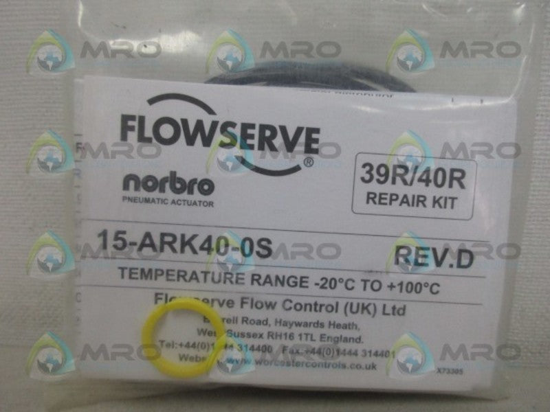 FLOWSERVE 15-ARK40-0S REPAIR KIT * NEW IN FACTORY BAG *