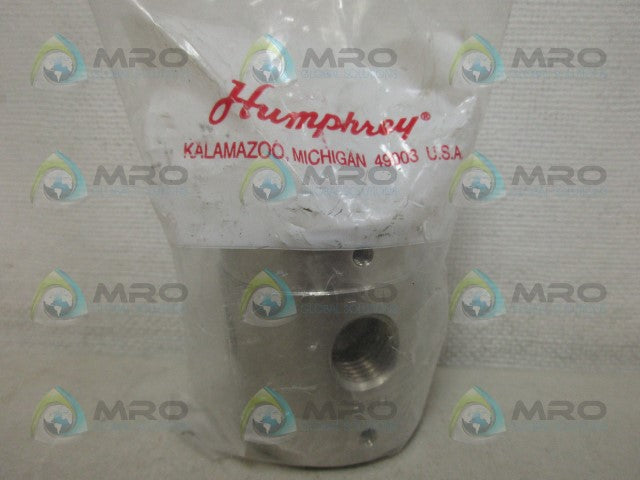 HUMPHREY SS250A STAINLESS STEEL VALVE *NEW IN FACTORY BAG*
