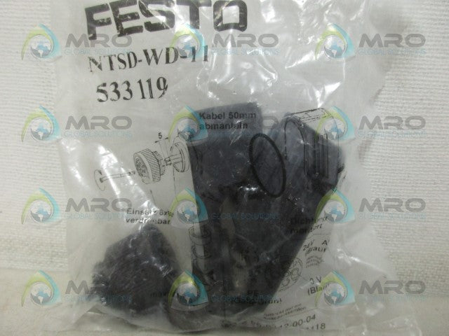 FESTO NTSD-WD-11 POWER SUPPLY SOCKET *NEW IN FACTORY BAG*