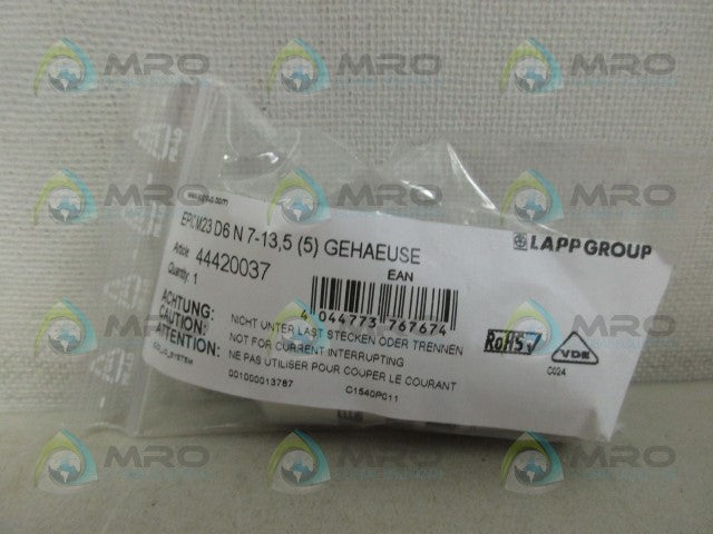 LAPP M23D6N7-13 CONNECTOR *NEW IN FACTORY BAG*